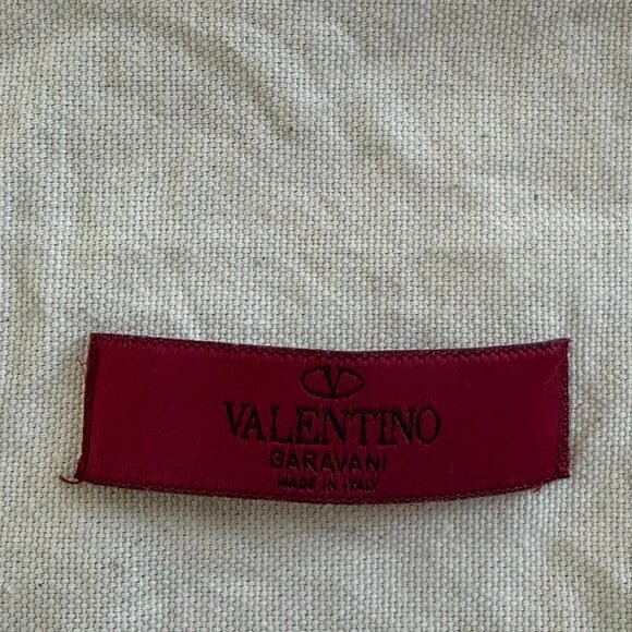 Authentic Valentino Garavani Natural Cotton Canvas Logo Dust Bag | New - Picture 5 of 5